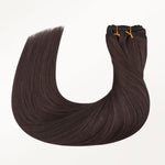Light Brown (2A) Classic Clip-Ins (120g-150g) – 100% Remy Human Hair by GOO GOO Hair.