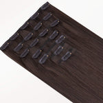 Light Brown (2A) Classic Clip-Ins (120g-150g) – 100% Remy Human Hair by GOO GOO Hair.
