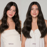 DUNKELBRAUN (2) KLASSISCHE CLIP-INS