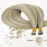 Schwarz bis hellblond – Balayage (1B/16/1B) I Tip Haarverlängerungen