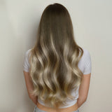 Bleach Blonde Balayage (3/8/613) I-Tip Hair Extensions 50g