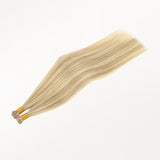 Schwarz bis hellblond – Balayage (1B/16/1B) I Tip Haarverlängerungen