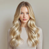Schwarz bis hellblond – Balayage (1B/16/1B) I Tip Haarverlängerungen