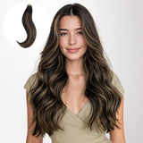 NATÜRLICHES SCHWARZES BALAYAGE (1B/6/1B) TAPE IN