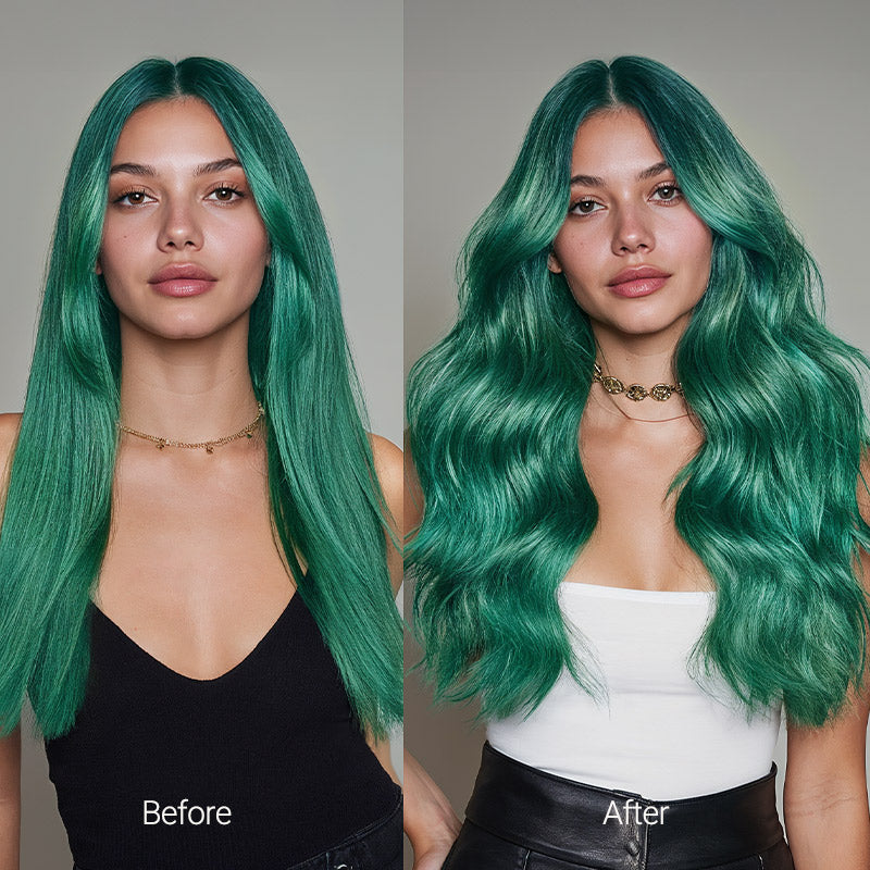 Green Color Tape-Ins (25g-30g) _100% Remy Human Hair.