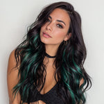 Green Color Tape-Ins (25g-30g) – 100% Remy Human Hair by GOO GOO Hair.