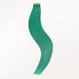 Green Color Tape-Ins (25g-30g) – 100% Remy Human Hair by GOO GOO Hair.