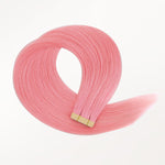 Peach Pink Color Tape-Ins (25g-30g) – 100% Remy Human Hair by GOO GOO Hair.