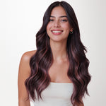 Peach Pink Color Tape-Ins (25g-30g) – 100% Remy Human Hair by GOO GOO Hair.