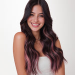 Peach Pink Color Tape-Ins (25g-30g) – 100% Remy Human Hair by GOO GOO Hair.