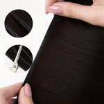 Dark Brown (2) Butterfly Weft Hair Extensions (100g-160g)-100% Remy Human Hair.