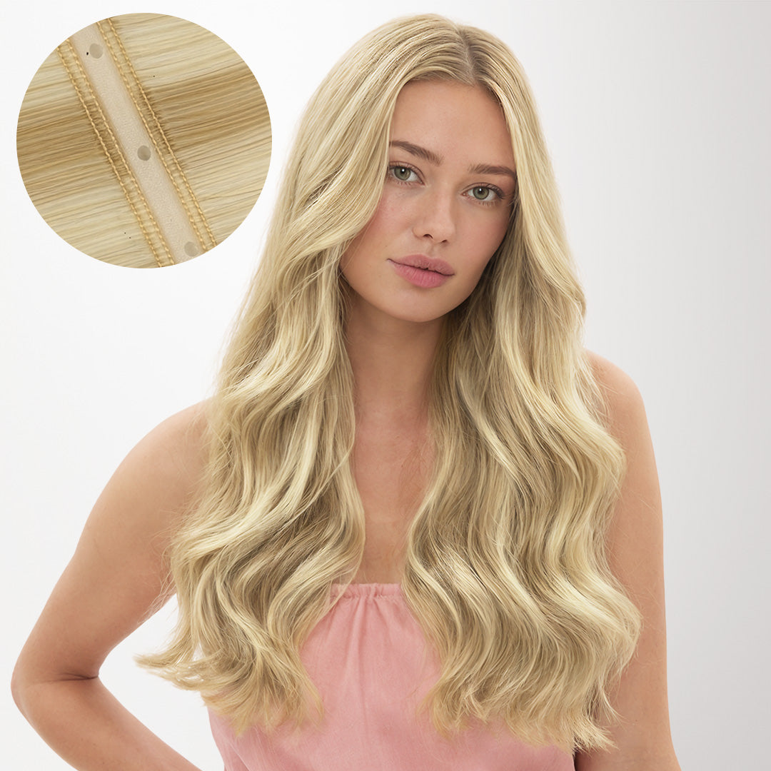16 Inch Human Hair Extensions, 100g Butterfly Weft, Seamless Micro Bead Amazon.com : Lacer Human Hair Butterfly Weft Tape In 16 Inch  main image 4