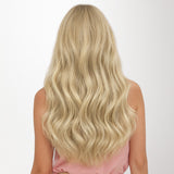 Light Blonde Highlights (16/22A) Butterfly Weft Hair Extensions (100g-160g)-100% Remy Human Hair.