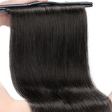 Natural Black (1B) Double Drawn Clip in 160g [Clearance] – 100% Remy Human Hair by GOO GOO Hair.