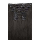Natural Black (1B) Double Drawn Clip in 160g [Clearance] – 100% Remy Human Hair by GOO GOO Hair.