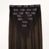 Dark Brown Balayage (2/6/2) Full Classic Clip-Ins (160g-220g)