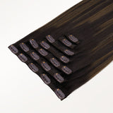 Dark Brown Balayage (2/6/2) Full Classic Clip-Ins (160g-220g)