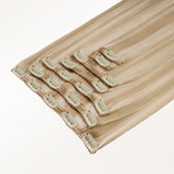 Dirty Blonde Highlighted Bleach Blonde (18A/613A) Full Classic Clip-Ins (160g-220g)