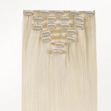 Pure Platinum Blonde (1000) Full Classic Clip-Ins (160g-220g)