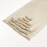 Pure Platinum Blonde (1000) Full Classic Clip-Ins (160g-220g)