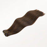 Chocolate Brown (4A) Full Classic Clip-Ins (160g-220g) – 100% Remy Human Hair by GOO GOO Hair.