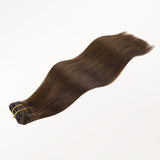 Chocolate Brown (4A) Full Classic Clip-Ins (160g-220g) – 100% Remy Human Hair by GOO GOO Hair.