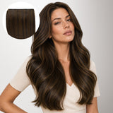BALAYAGE RUBIO MIEL (4/26/4) Extensiones de cabello con trama cosida