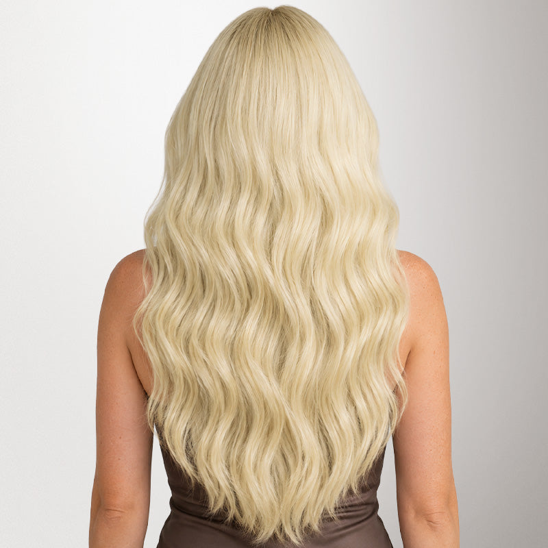  Caramel Blonde Balayage (4/27/4) Genius Tape Weft Hair Extensions 60g_100% Remy Human Hair extensions and accessories.