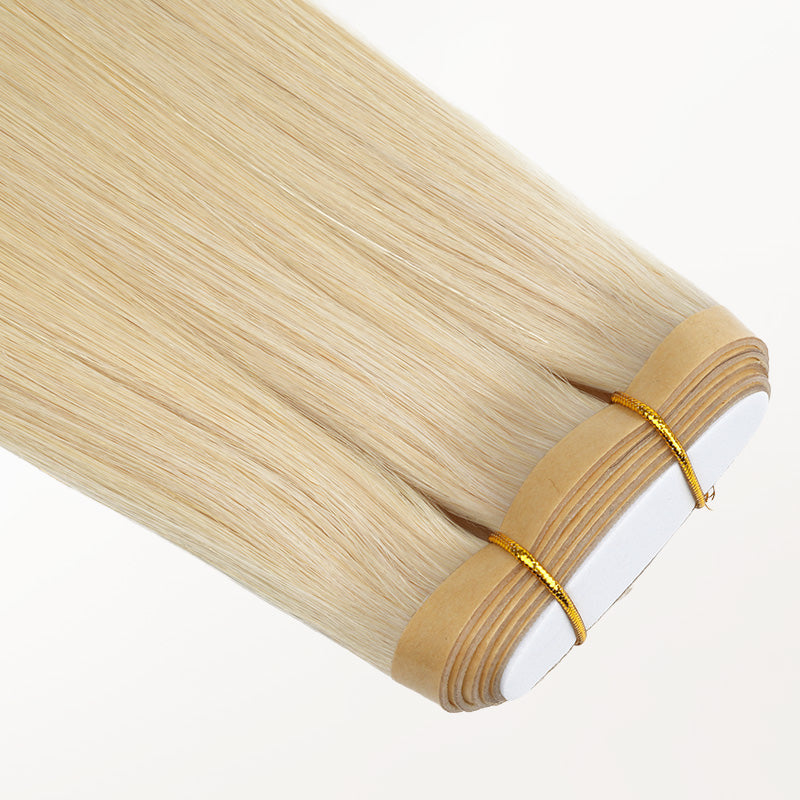  Caramel Blonde Balayage (4/27/4) Genius Tape Weft Hair Extensions 60g_100% Remy Human Hair extensions and accessories.