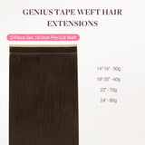 BALAYAGE RUBIO MIEL (4/26/4) Extensiones de cabello con trama cosida