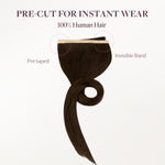 Dark Brown (2) Genius Tape Weft Hair Extensions 60g-100% Remy Human Hair.
