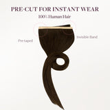 Dark Brown (2) Genius Tape Weft Hair Extensions 60g-100% Remy Human Hair.