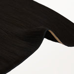 Natural Black (1B) Genius Tape Weft Hair Extensions 60g-100% Remy Human Hair.