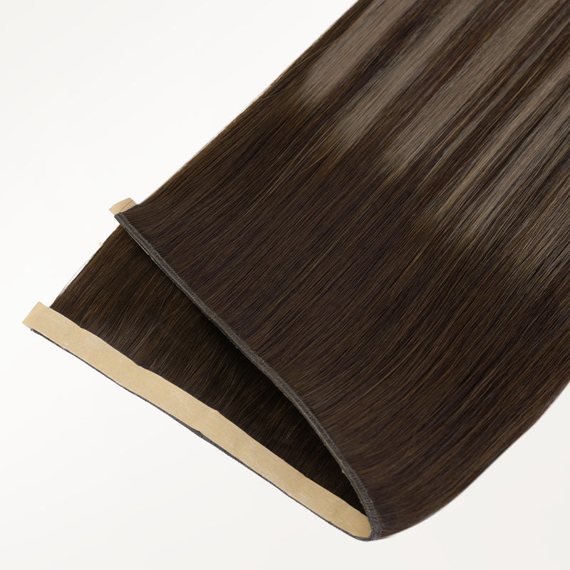 Honey Blonde Balayage (4/26/4) Genius Tape Weft Hair Extensions 60g-100% Remy Human Hair.