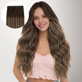 Honey Blonde Balayage (4/26/4) Genius Tape Weft Hair Extensions 60g-100% Remy Human Hair.