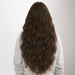 Chocolate Brown (4A) Genius Tape Weft Hair Extensions 60g-100% Remy Human Hair.