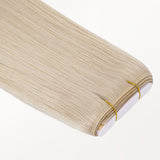 Pure Platinum Blonde (1000) Genius Tape Weft Hair Extensions 60g-100% Remy Human Hair.