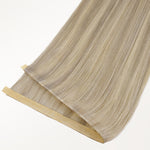 Ash Blonde Highlights (17A/60A) Genius Tape Weft Hair Extensions 60g-100% Remy Human Hair.