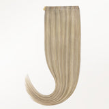 Ash Blonde Highlights (17A/60A) Genius Tape Weft Hair Extensions 60g-100% Remy Human Hair.