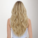 Dirty Blonde Highlights (18D/22F) Genius Tape Weft Hair Extensions 60g-100% Remy Human Hair.