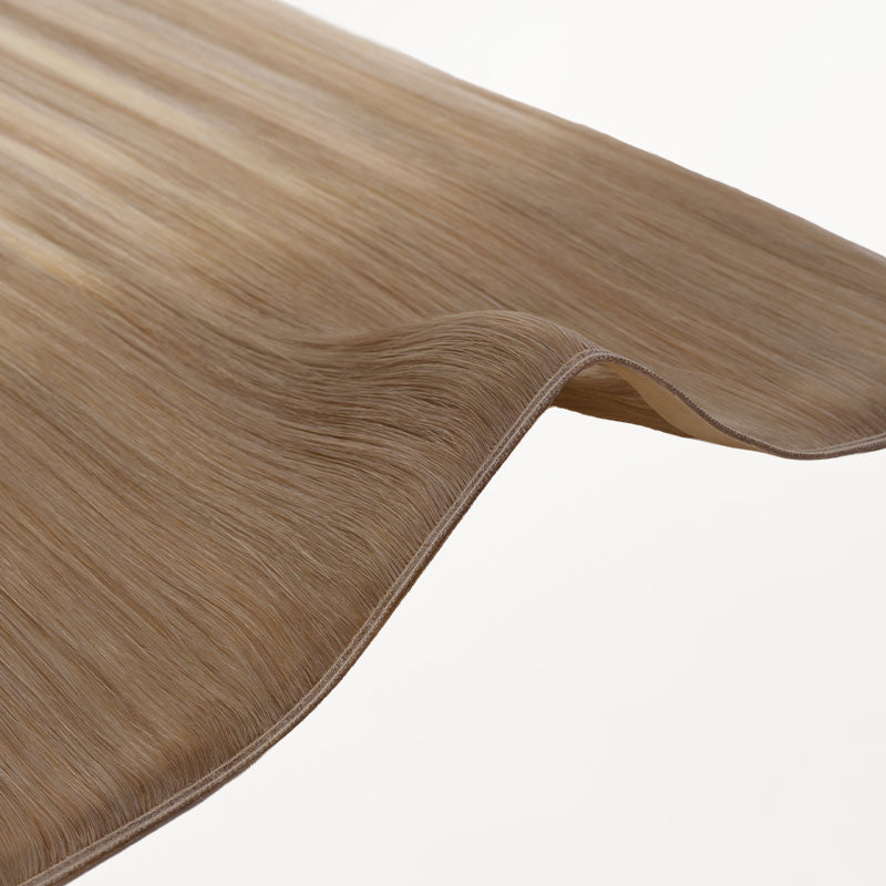 Natural Blonde Balayage (18ET90A) Genius Tape Weft Hair Extensions 60g-100% Remy Human Hair.