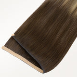 Bleach Blonde Balayage (3/8/613) Genius Tape Weft Hair Extensions 60g-100% Remy Human Hair.