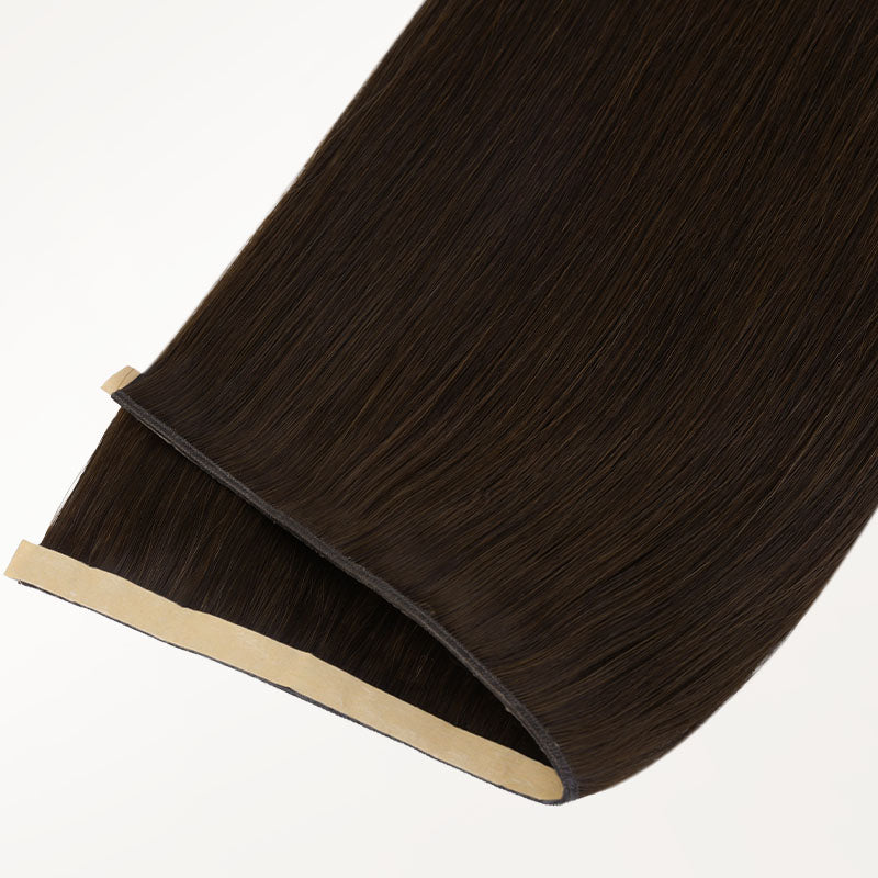 Dark Brown (2) Genius Tape Weft Hair Extensions 60g-100% Remy Human Hair.