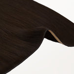Dark Brown (2) Genius Tape Weft Hair Extensions 60g-100% Remy Human Hair.