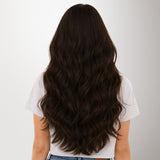 Dark Brown (2) Genius Tape Weft Hair Extensions 60g-100% Remy Human Hair.