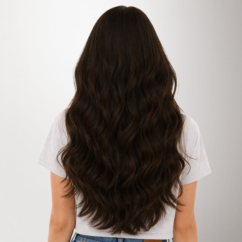 Dark Brown (2) Genius Tape Weft Hair Extensions 60g-100% Remy Human Hair.