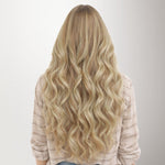 Light Blonde Highlights (16/22A) Genius Tape Weft Hair Extensions 60g-100% Remy Human Hair.