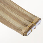 Light Blonde Highlights (16/22A) Genius Tape Weft Hair Extensions 60g-100% Remy Human Hair.
