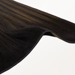 Dark Brown Balayage (2/6/2) Genius Tape Weft Hair Extensions 60g-100% Remy Human Hair.