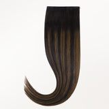 Dark Brown Balayage (2/6/2) Genius Tape Weft Hair Extensions 60g-100% Remy Human Hair.
